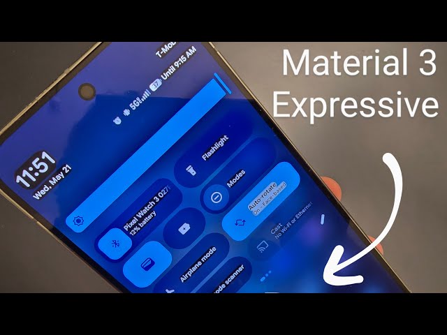 Google Material 3 Expressive Android 16 QPR1 Beta Sneak Peak