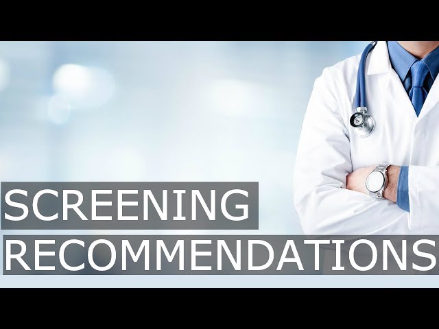 USPSTF Screening Recommendations