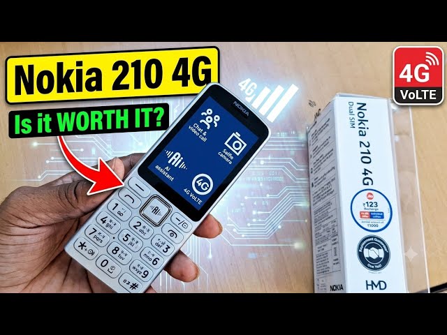 Unboxing NOKIA 210 4G 