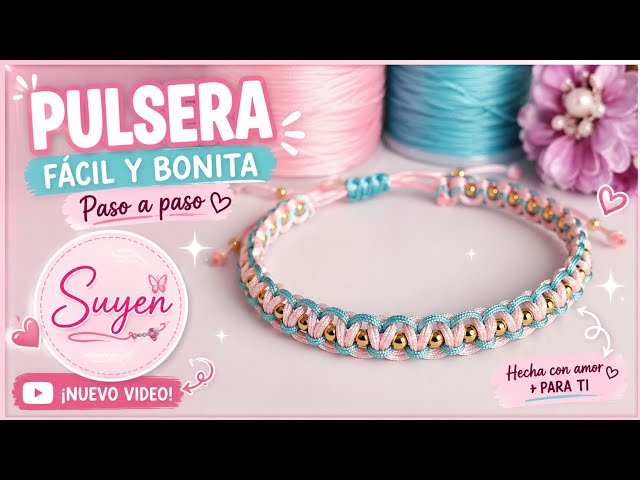 Beautiful thread bracelet // macramé // DIY // tutorial