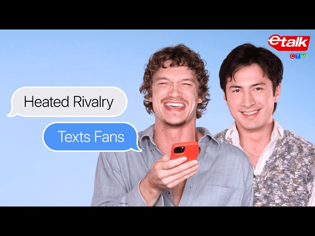 'Heated Rivalry's Connor Storrie & Hudson Williams React to Fan Edits, Do Impressions and Text Fans