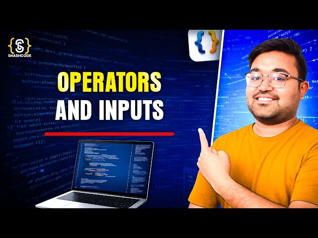 Java basics - Inputs and Operators | Java plus DSA Placement | FAANG