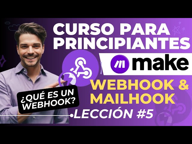 Tutorial Make.com : Webhook & Mailhook | Guía paso a paso en Español  (Curso Automatizaciones IA)