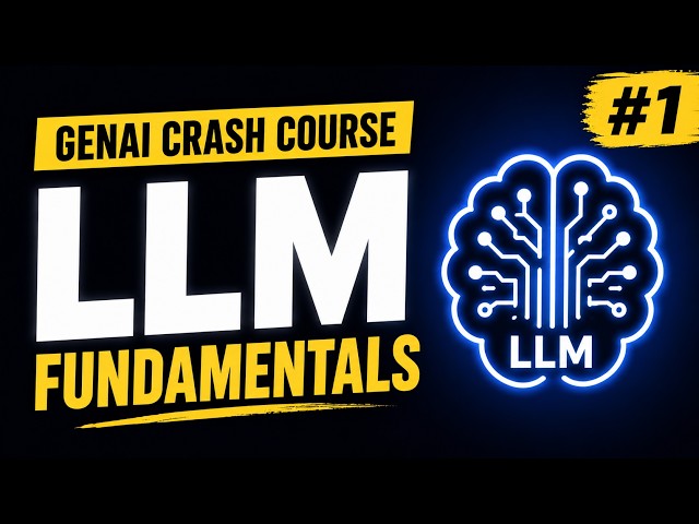 LLM Fundamentals Explained | How Large Language Models Work