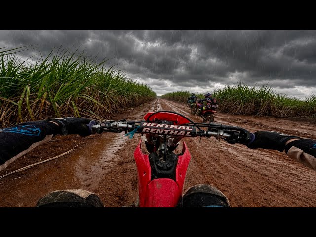WE WENT DIRT BIKING AFTER THE RAIN! ⚡️