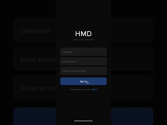 How to navigate HUMAN MOTION DATA application
