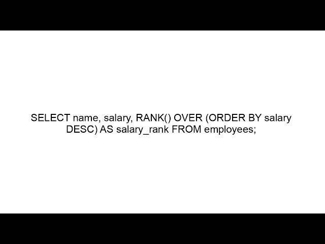 SQL Tips Interview Preparation | SQL Tutorial for Developers
