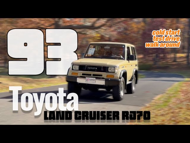 1993 Toyota Land Cruiser RJ70 – $60K V8 Resto-Mod, Dune Beige, 4X4 Collector Build!