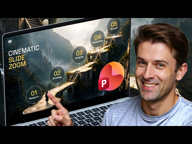 Cinematic Slide Zooms — 99% Won't Believe It's PowerPoint