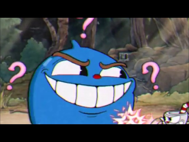Cuphead - The Blue Blob Boss Fight (360 Version)
