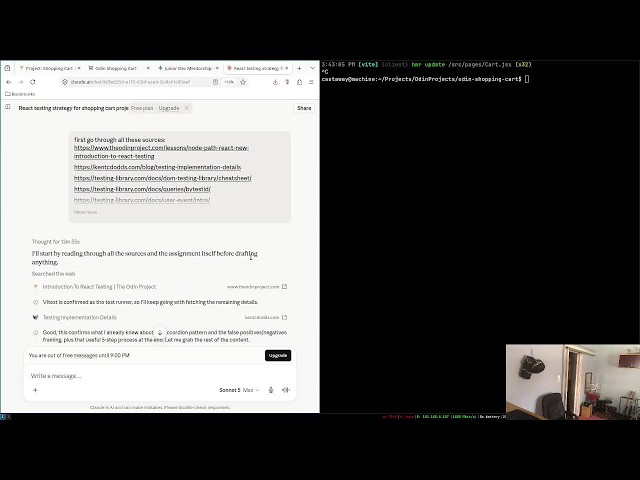 The Odin Project: Full Stack JavaScript | 50/10 Pomodoro | Day 101.2