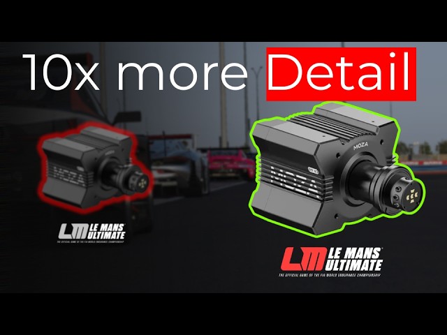 Serious Sim racers don’t use the default FFB In Le Mans Ultimate