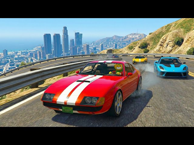 MI PRIMERA CARRERA con mi NUEVO COCHE FAVORITO de GTA 5 Online