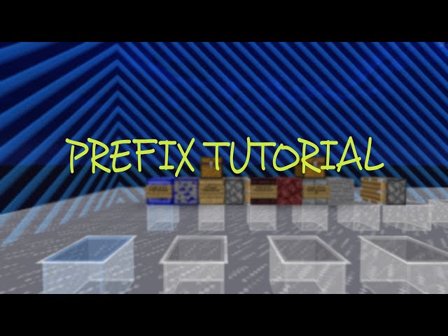 Minecraft | Prefix Coding Tutorial