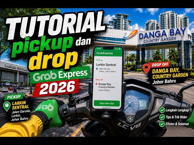 VLOG TUTORIAL GRAB EXPRESS 2026 | GRABFOOD | PICKUP N DROP
