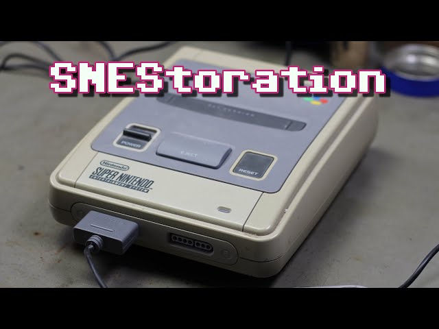 Super Nintendo Entertainment System (PAL SNSP-CPU-01) Restoration
