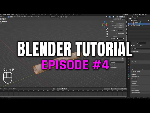 How To Make VJ Tunnel Loop | Blender Tutorial Episode #4