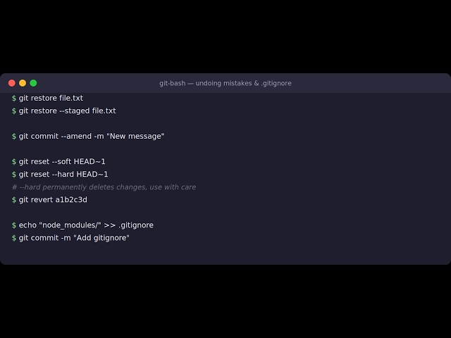 GIT BASH CONCEPT EXPLAINED PART 1 + FREE NOTES