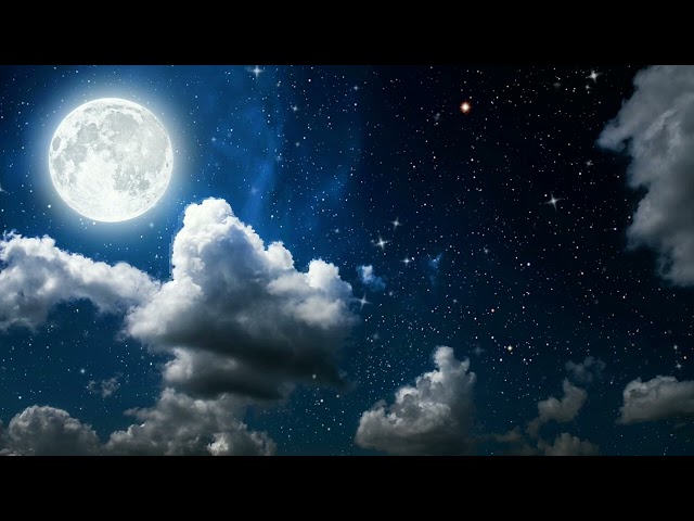 Full Moon No Copyright Video, Free Background Motion, Motion Graphics, Relaxing Video, Screensaver