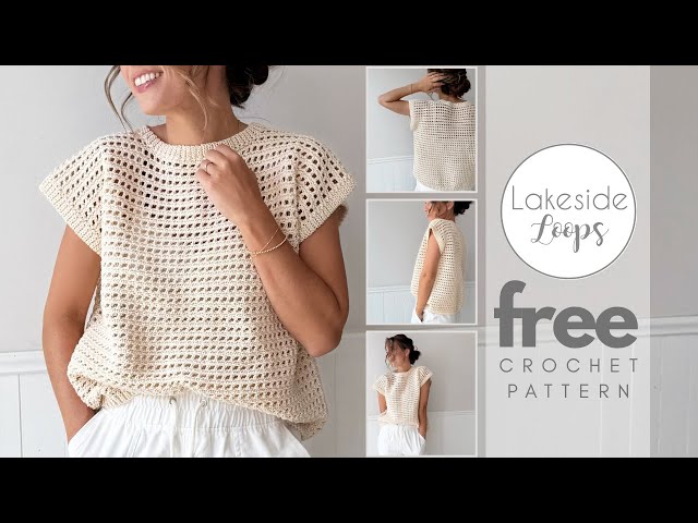 Wren Rattan Top FREE Crochet Pattern Video Tutorial