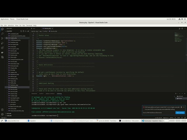 Docker CodeIgniter app