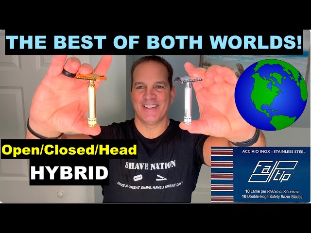 Fatip HYBRID Open-Closed Head Razor Shave & Review