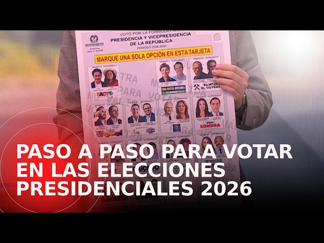ABCs of how to vote in the Colombian presidential elections: step by step with the registrar