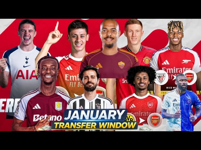 🚨 LATEST CONFIRMED JANUARY TRANSFER 2026, Arda Güler to Arsenal, Anderson to Man Utd Williams, Guehi