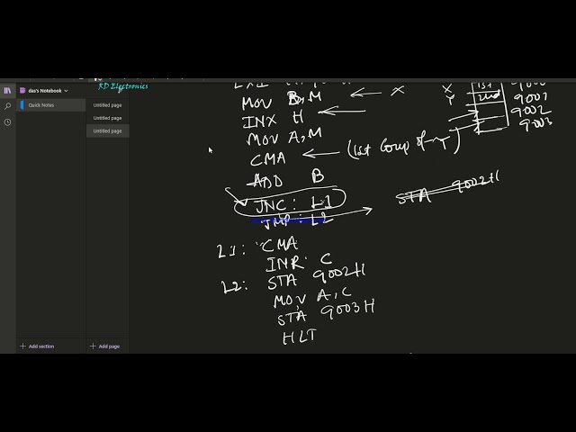 8085 PROGRAMMING 3: (1st compliment subtraction and 16 bit numbers addition with carry).