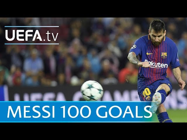 Lionel Messi - 100 European goals - Watch them all