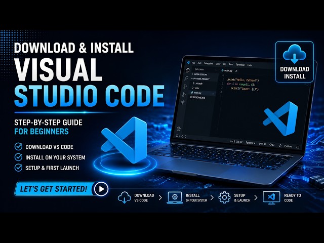 Install Visual Studio Code FAST! ⚡ 2 Simple Steps