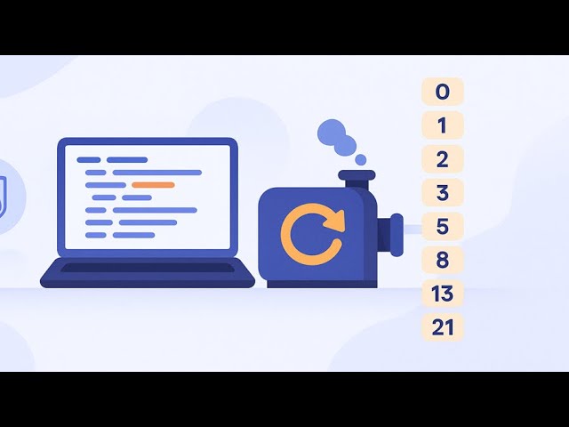 A script for generator that yields Fibonacci numbers  indefinitely and print the first 10 sequence