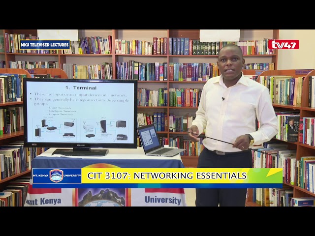 CIT1307: NETWORKING ESSENTIALS LESSON 1