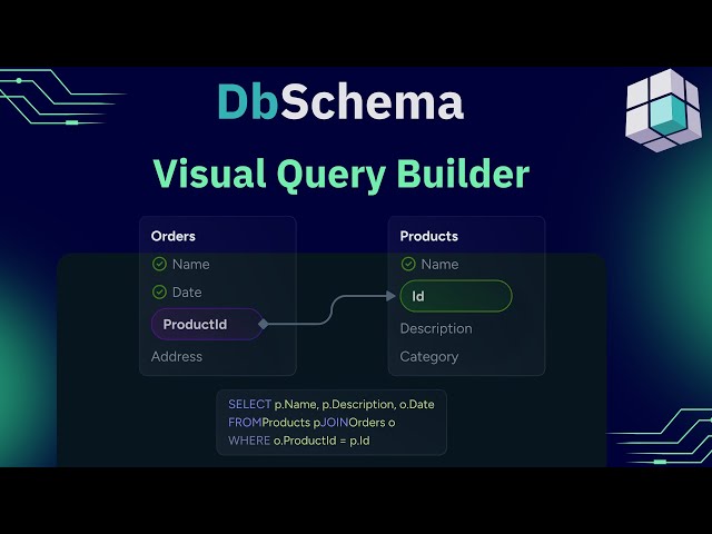 Visual SQL Query Builder for Databases