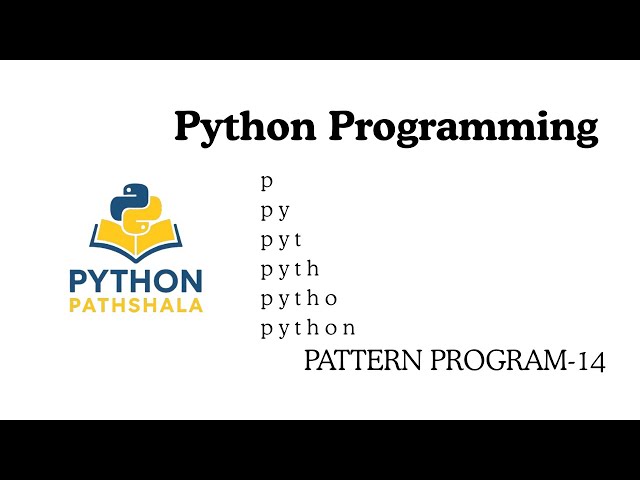 Python Pattern Printing Tutorial in Hindi | PYTHON Name Triangle Pattern | Python Program