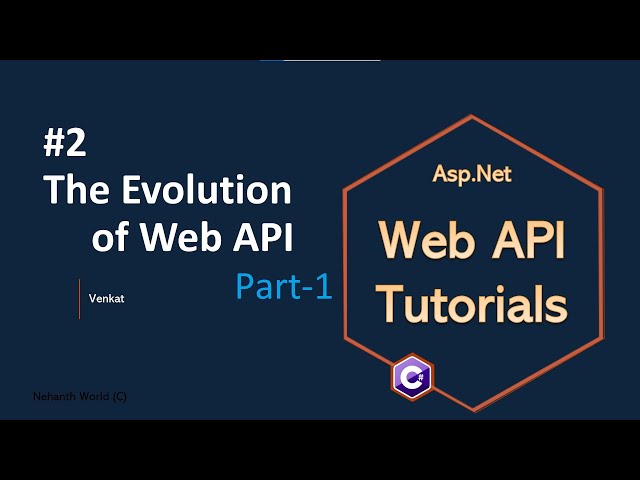 Part 2 The evolution of Web/REST API #1  || Asp.Net Core Web API Tutorials C#