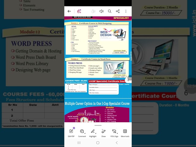 ICIT ICOP Specialist Course in Mulund, Mumbai | ₹15,000 Fees | 7–9 PM for Working Professionals