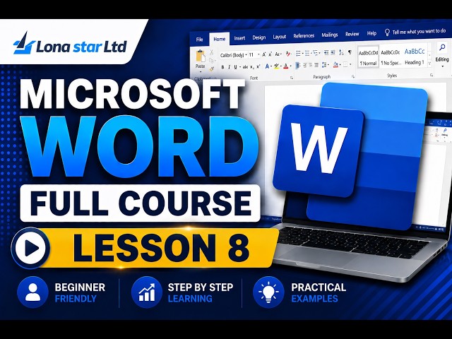 Microsoft Word Full Course | Lesson 8