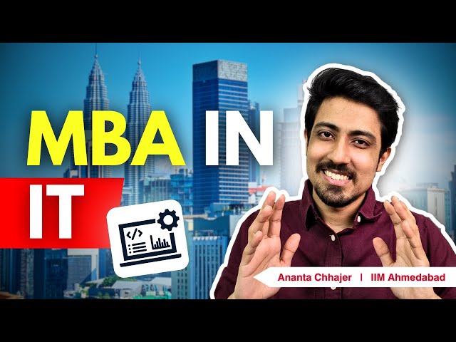 MBA in IT 🎓➡️ Should you choose this specialization in MBA? Salary, Growth and Job roles