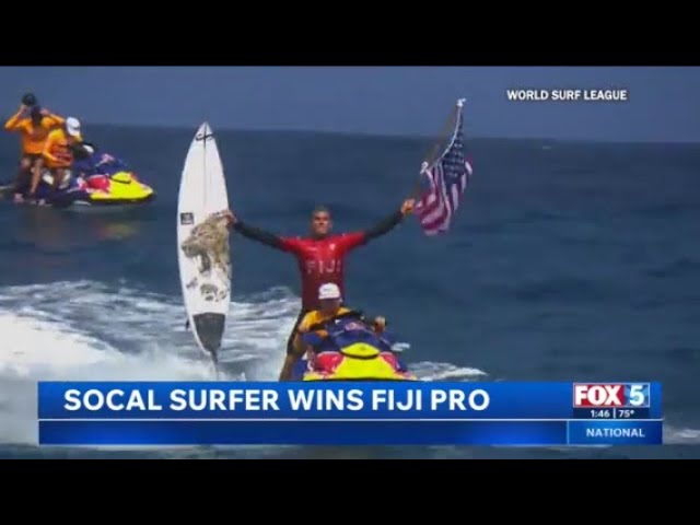 Southern California surfer wins Fiji Pro