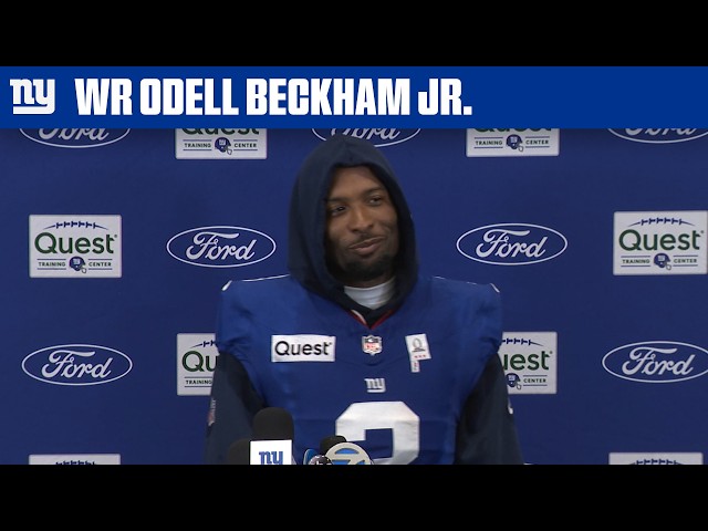 Odell Beckham Jr.: 'I just know I'm going to give my all' | New York Giants