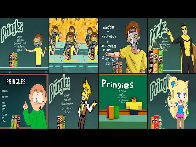 Pringles Morty in different versions | Pringles Rick and Morty Commercial