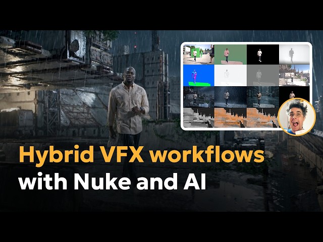 Hybrid VFX pipelines: Nuke + machine learning + AI (Hugo Guerra keynote)