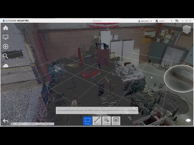 Setting the Origin of a Point Cloud in Autodesk ReCap