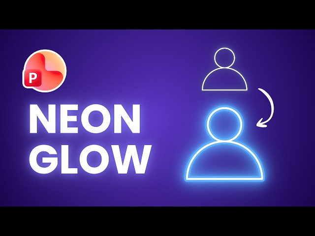 How to Make Glowing Neon Icons in PowerPoint