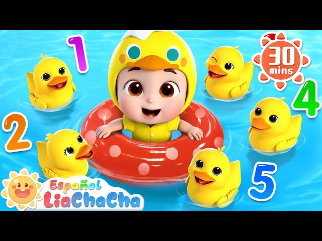 Cinco Patitos | Canción de la Granja | LiaChaCha en Español - Canciones Infantiles