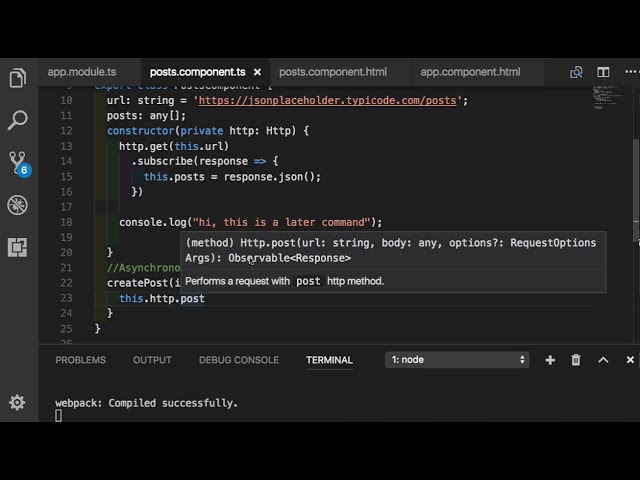 Angular 053 -  Http post