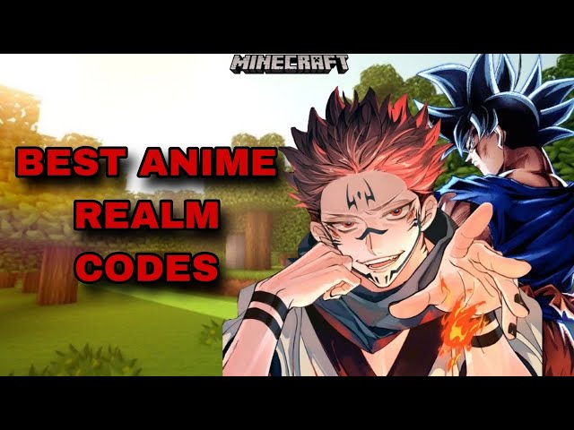 *NEW* BEST ANIME REALM CODES FOR MINECRAFT BEDROCK EDITION!