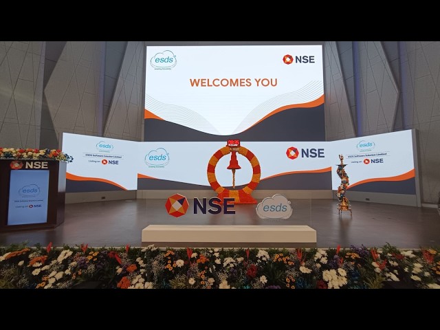 Listing ceremony of ESDS Software Solution Limited
