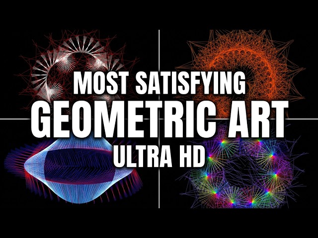Most Satisfying Geometric Art [4K WebM] 　vol5